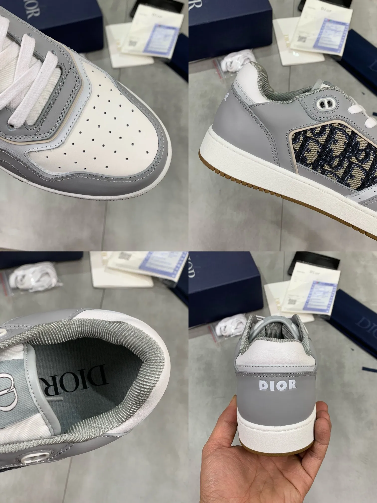 👟👟Ex-factory price 480👟👟 The latest popular casual sports shoes for couples in the Dior B27 series. It took more than three months to finally reproduce it perfectly. We made every detail exactly the same as the original. We decisively keep our own styles when shipping. How can beauties and handsome guys who like sports not keep their own styles? With multiple craftsmanship, this low-cut sneaker newly launched this season is one of the flagship styles of the series. Dior B27 sneakers, original version 7800👟👟 Purchased in early spring, new presbyopic sneakers. A favorite among major celebrities and Internet celebrities. The on-foot effect is very nice. The B27 sneakers are made by Italian craftsmen. They have distinct layers and a unique three-dimensional effect, showing a modern and elegant style, comparable to Dior Internal stretch details provide ideal comfort and can be paired with a variety of casual looks. Shows fashionable and modern sports style. Original imported Italian silk cowhide stitched with embroidered letters lining and feet, original imported breathable double-layer mesh, original customized T👟👟factory price U two-color outsole. We all follow the original binding process, one last for each yard, and the yardage is accurate. On the surface it seems simple and has no technical content, but in fact it is quite a test of the technical operation of the master Luo Di. The market's top quality is welcome to compare, any details are unconditional 👟👟Ex-factory price K. There are pictures and the truth. Today's Internet celebrities and foreign stars are buying it one after another! Fully responsible for dressing in spring, summer, autumn and winter. CD elements create an avant-garde and bold look. Original molded T👟👟Factory price U outsole No matter how many versions there are on the market, you will be full of surprises the moment you get it! The perfect genuine version, you can go in and out of the counter at will. Fabric: Original imported silk cowhide with embroidered letters Lining: Imported original breathable double-layer mesh Foot: Imported original latex mesh Outsole: Original T👟👟 Factory price U two-color bottom Size: 35-45 (Male 38.46 custom-made, non-refundable and non-exchangeable)